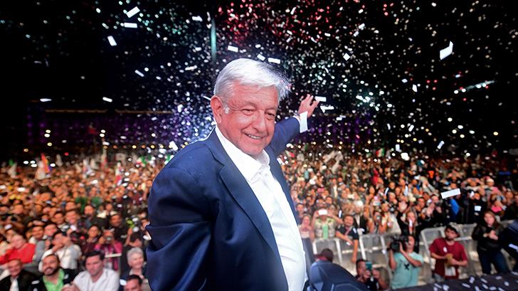 ¡López Obrador arrolla en las elecciones!