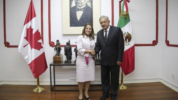 Es un honor estar aquí con el presidente electo de México: Chrystia Freeland