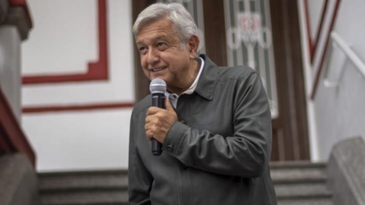 López Obrador arriba a su casa de transición en la CDMX