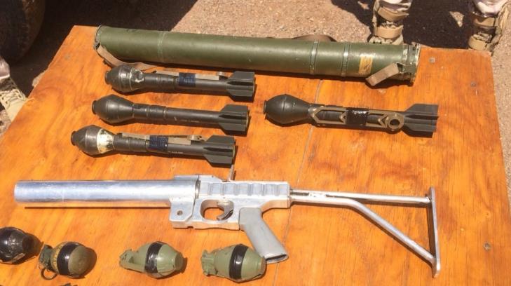 Ejército incauta arsenal de alto calibre en Sahuaripa