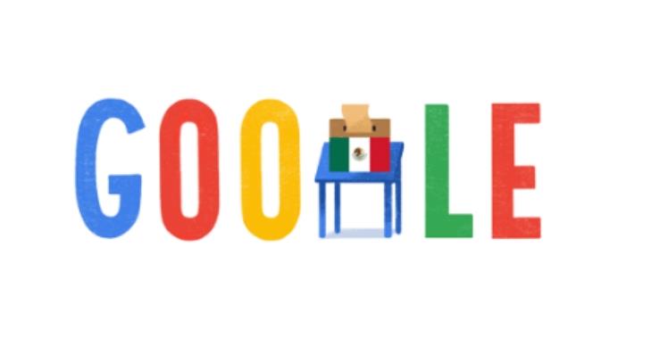 Google celebra el proceso electoral en México