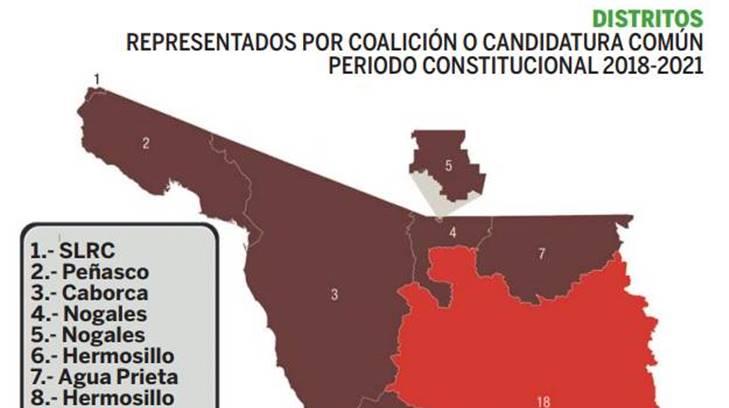 Así se visualiza el mapa electoral en Sonora después del proceso electoral