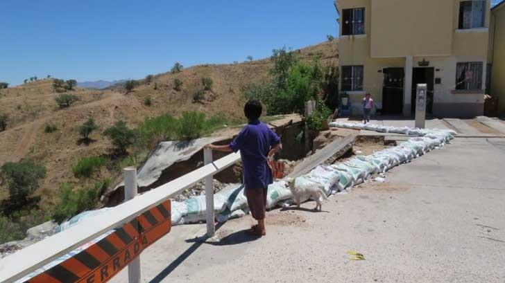 Protección Civil evalúa en Nogales zonas de riesgo