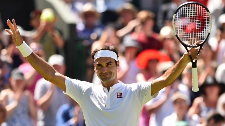 Roger Federer debuta con victoria en Wimbledon; elimina al serbio Dušan Lajovic
