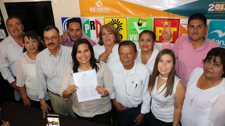Sara Valle recibe constancia de mayoría en Guaymas