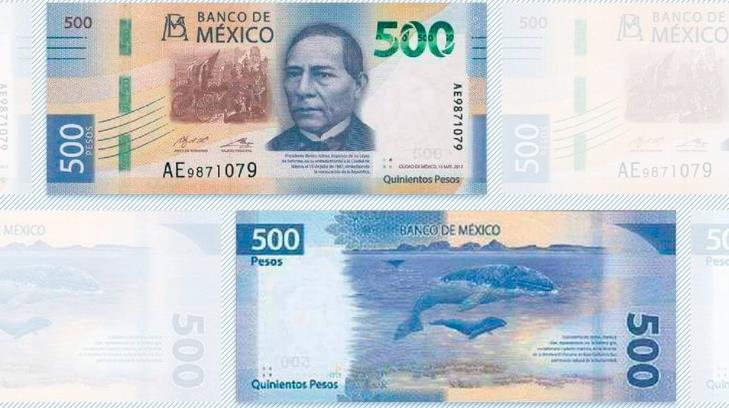 Ya está en circulación nuevo billete de 500 pesos