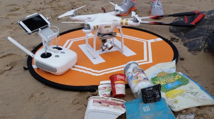 Diseñan dron para ayudar a la recolección de basura en océanos