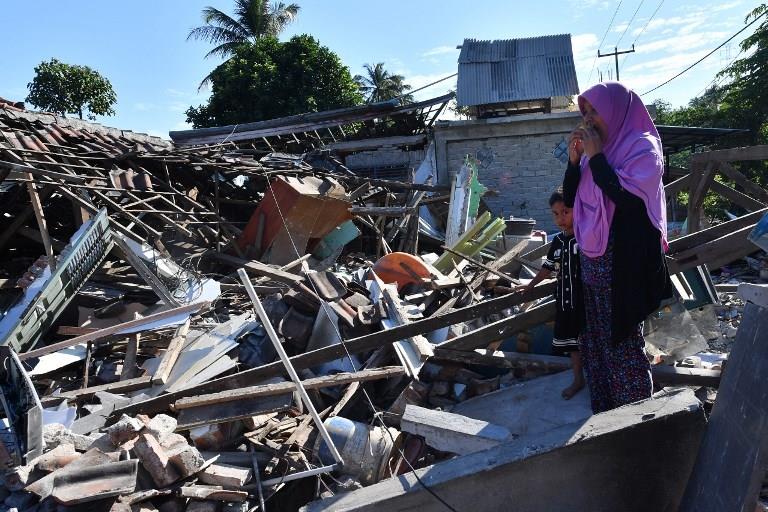 Sube a 387 el número de fallecidos por el sismo en la isla Lombok en Indonesia