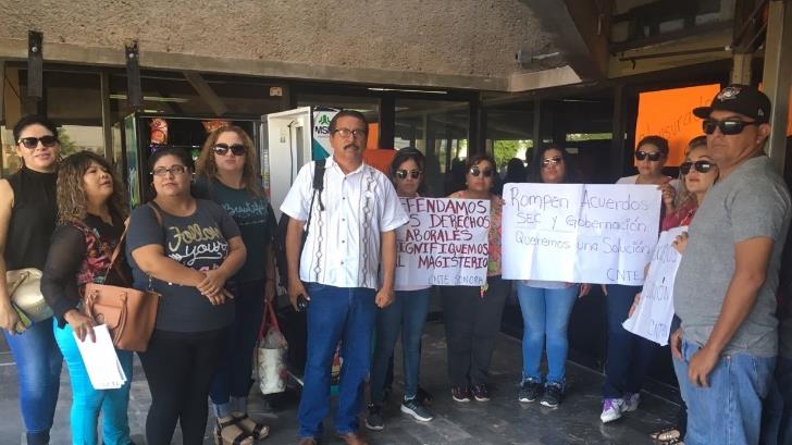 AUDIO | Maestros de la CNTE toman las instalaciones de la SEC; piden solución a sus demandas