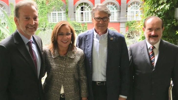 Rocío Nahle sostiene encuentro con Rick Perry, secretario de Energía de EU