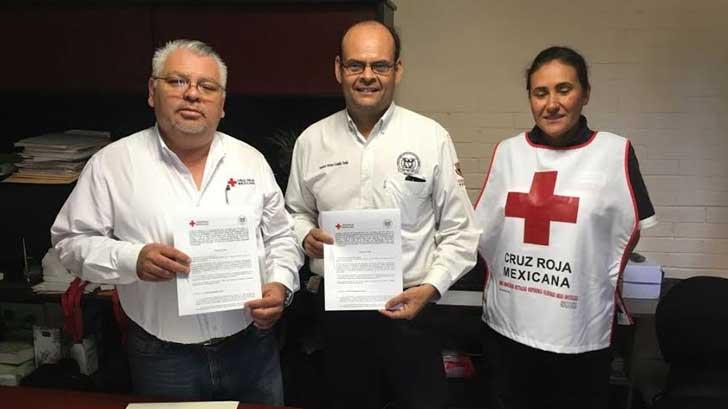 Cruz Roja de Guaymas firma convenio con universidad privada