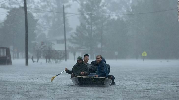 Inundaciones repentinas continuarán en las Carolinas tras el paso de Florence