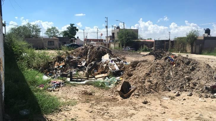 AUDIO | Vecinos de Lomas del Norte se quejan de la basura acumulada en 4 lotes baldíos