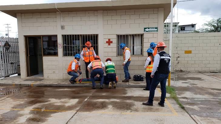 AUIDO | Realizan simulacro con heridos en CFE Nogales