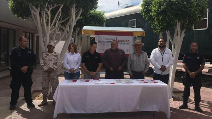 Campaña de despistolización en Guaymas y Empalme estará activa hasta el 30 de noviembre
