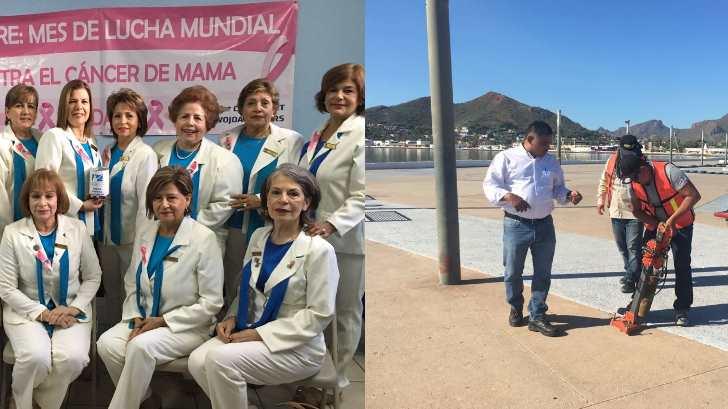 Cáncer de mama, material en el Malecón de Guaymas: resumen Expreso 24/7