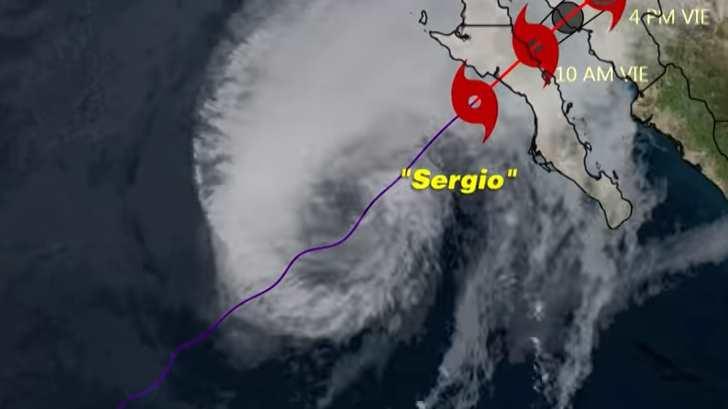 VIDEO | ‘Sergio’ continúa generando vientos y lluvias en Sonora