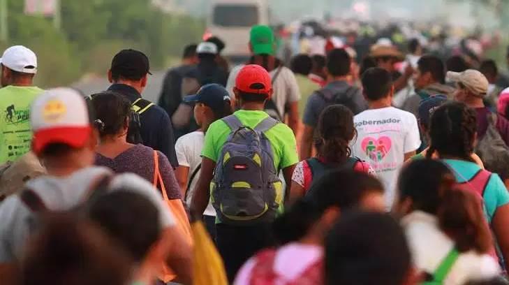 Comienzan a llegar migrantes hondureños a la frontera de México