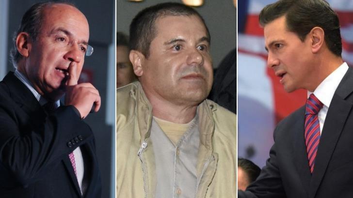 El Chapo revela sobornos a presidentes; Peña y Calderón rechazan acusación