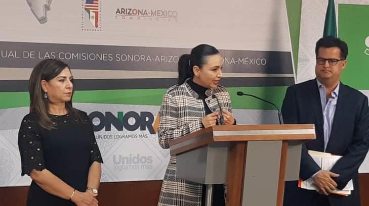 Comisión Sonora-Arizona se reunirá 29 y 30 de noviembre, confirma Natalia Rivera