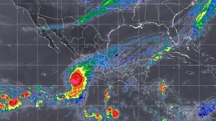 Ciclón tropical Xavier se localiza al suroeste de Manzanillo, Colima