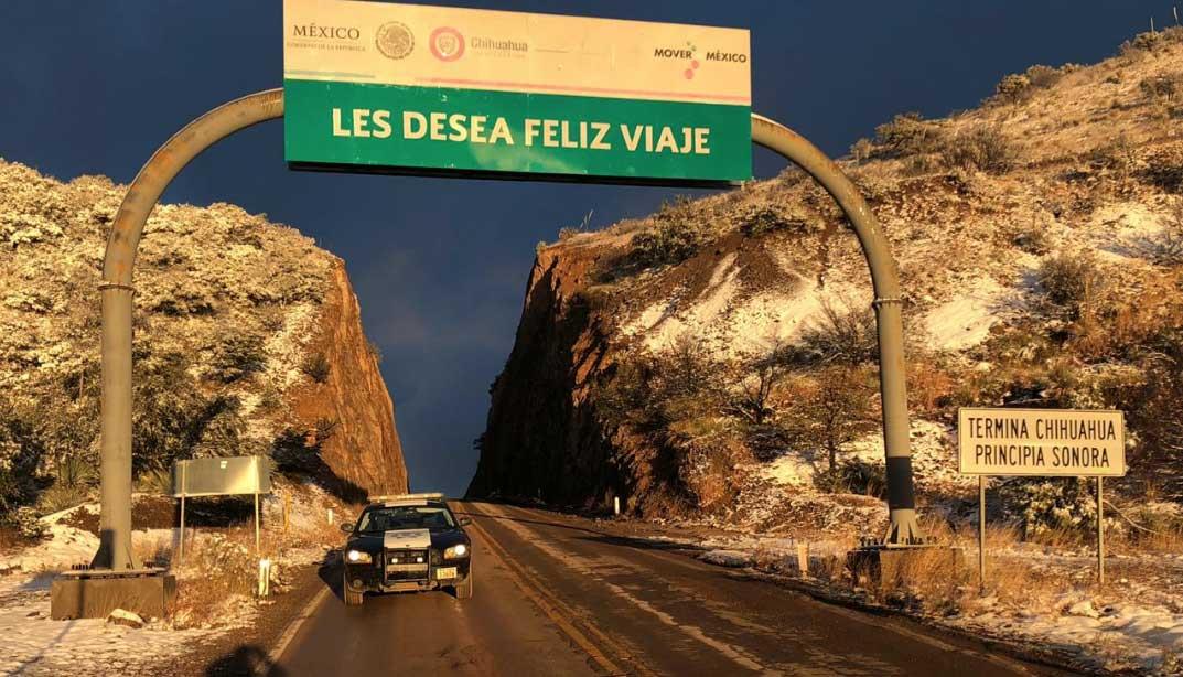 Abren circulación en Puerto San Luis carretera Agua Prieta-Janos