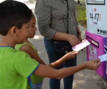 Niños sonorenses participan en la Consulta Infantil y Juvenil del INE