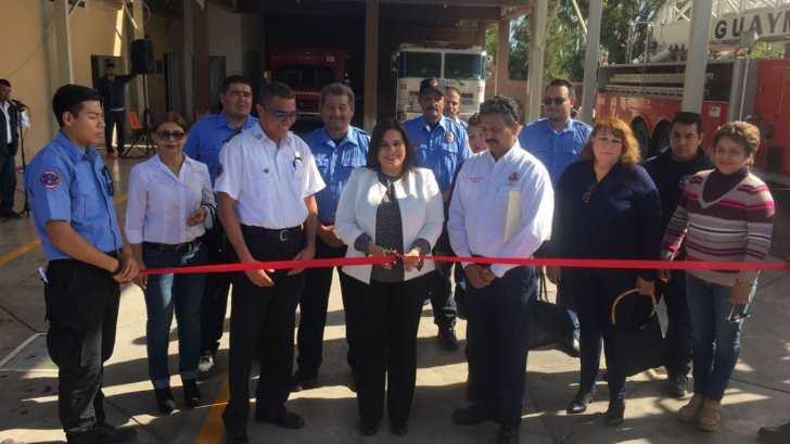 Concluye la primera etapa de remodelación del Cuartel de Bomberos de Guaymas