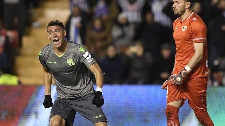 Héctor Moreno se luce con gol en el empate de la Real Sociedad