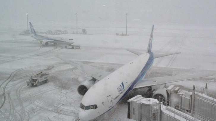 Suspenden decenas de vuelos en Japón por nevadas