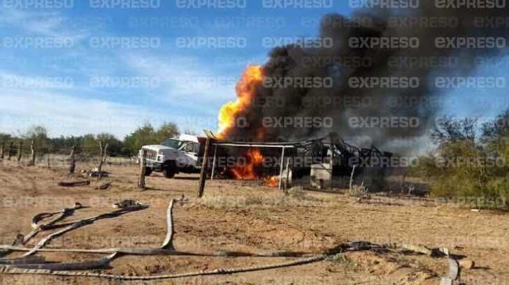 La PGR ya investiga el incendio de una pipa en Hermosillo
