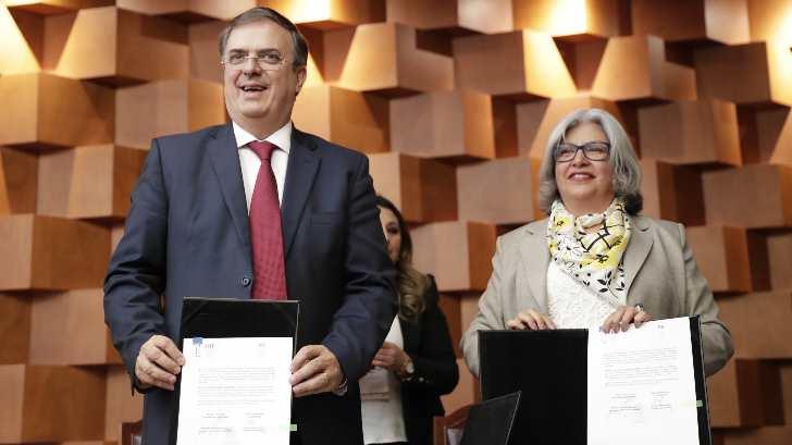 La SRE y SE firma un convenio para la promoción económica