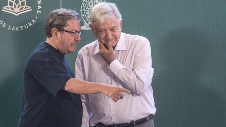 López Obrador y Paco Ignacio Taibo II presentan la estrategia de lectura nacional