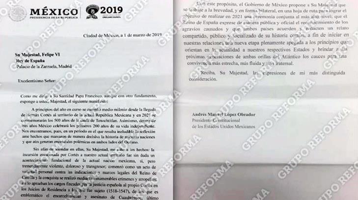 Caso de cartas al Rey y al Papa por la Conquista se exageró, dijo AMLO