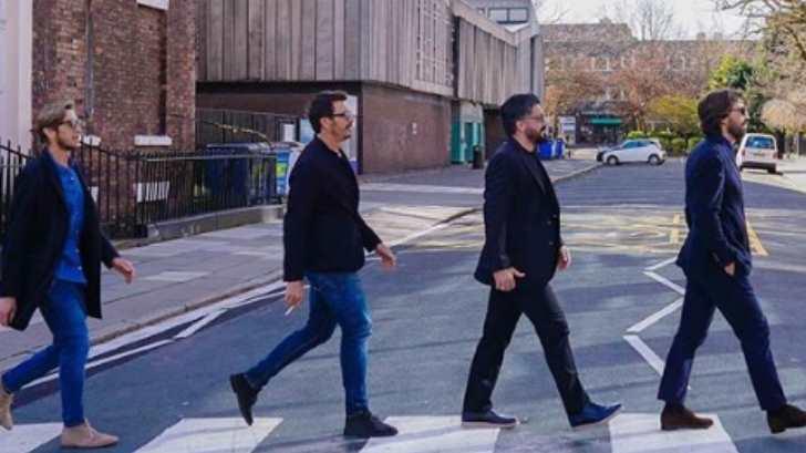 Leyendas del Milan recrean a The Beatles en ‘Abbey Road’