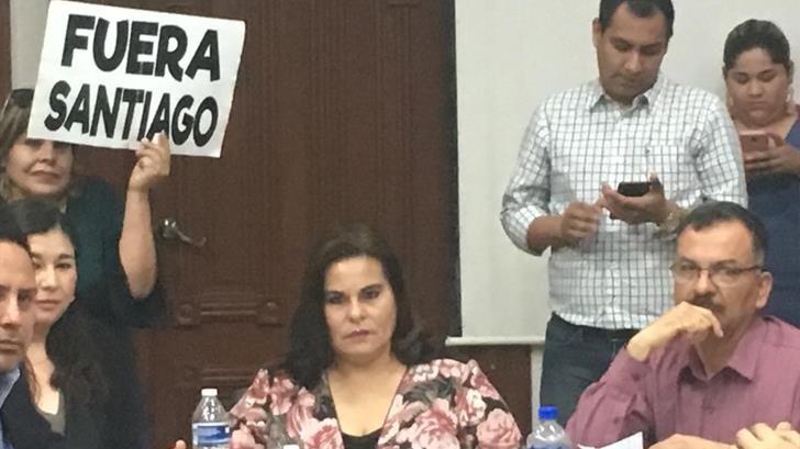 AUDIO | Sara Valle regaña a regidor Portillo Liera por criticar a extesorero Santiago Luna