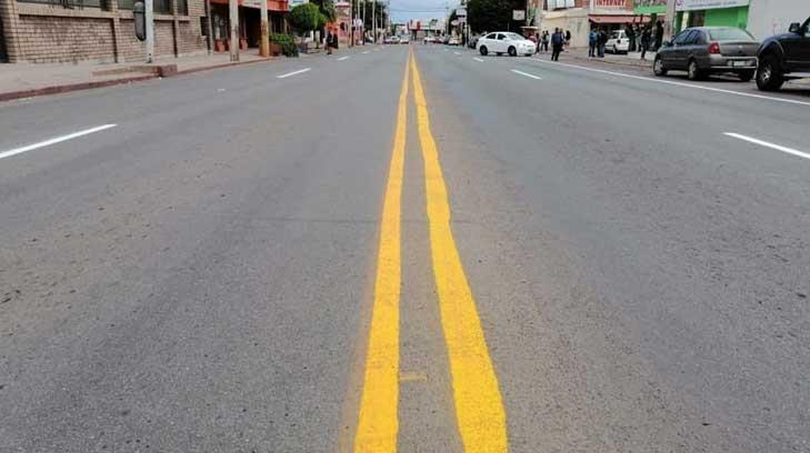 AUDIO | Falla en máquina provocó los trazos chuecos en la avenida Serdán, justifica Ayuntamiento de Guaymas