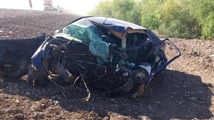 AUDIO | Aparatoso accidente en tramo carretero Guaymas-Obregón deja 2 personas muertas