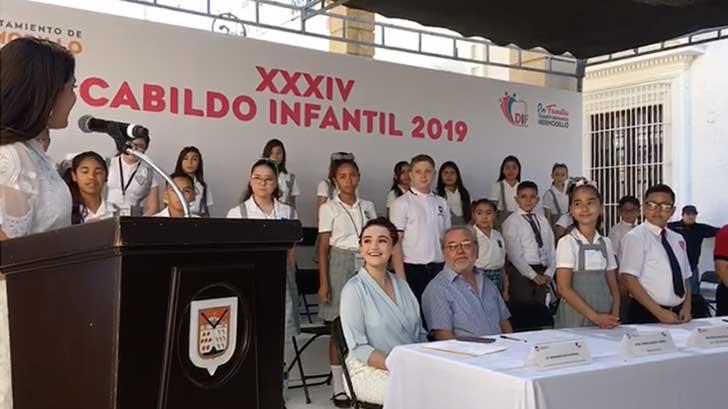 VIDEO | Toman protesta a Cabildo Infantil 2019; Armenta Ochoa será el presidente