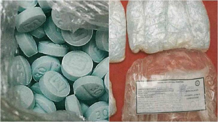 Detienen a un hombre que transportaba más de 12 mil pastillas de fentanilo y cocaína