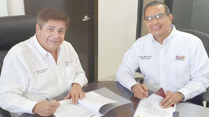 Realizan convenio ISAF y el Cecytes