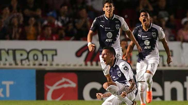 Rayados vence 1-0 a Veracruz y es tercero en la tabla