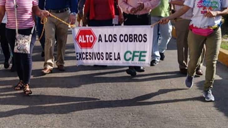 Escalarán protestas contra CFE en Agua Prieta