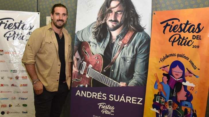 Andrés Suárez se siente feliz de participar en ‘Las Fiestas del Pitic’