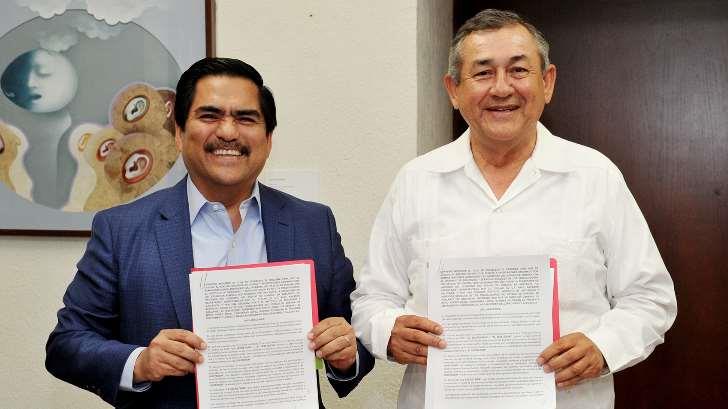 Hacienda e Isssteson firman convenio para saldar la deuda heredada de la administración 2009-2015