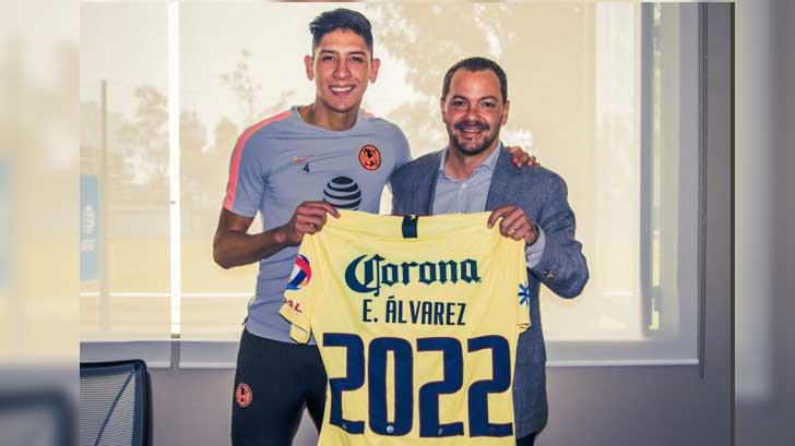 Edson Álvarez renueva con el América hasta el 2022