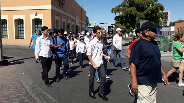 GALERÍA | Marchan en Hermosillo contra políticas públicas de AMLO