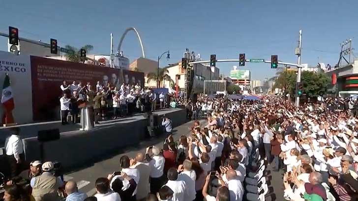 VIDEO | Acto en defensa de la dignidad nacional, desde Tijuana