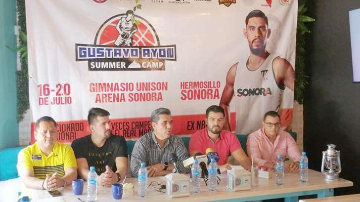 Por tercera ocasión, Gustavo Ayón ofrecerá su campamento de basquetbol en Hermosillo