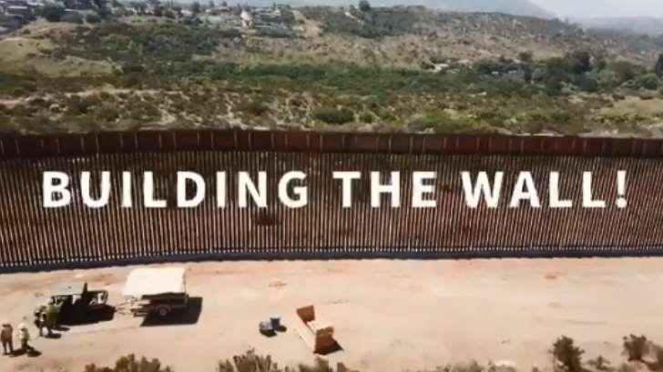 VIDEO | Donald Trump publica un video sobre la construcción del muro fronterizo